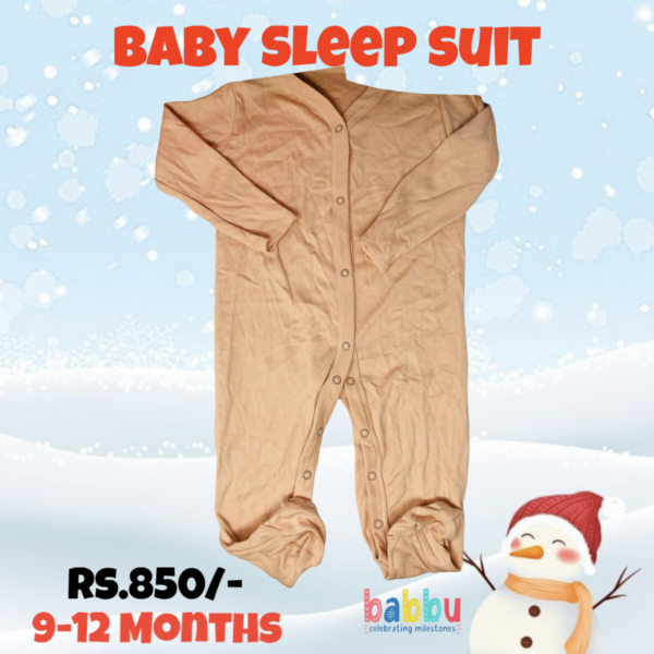 Sleep suits 9-12 Months - Cream