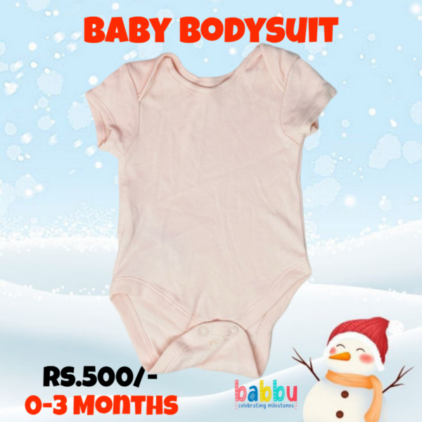 Bodysuits 0-3 Months - Light Pink