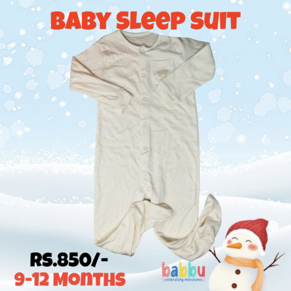 Sleep suits 9-12 Months - Pocket