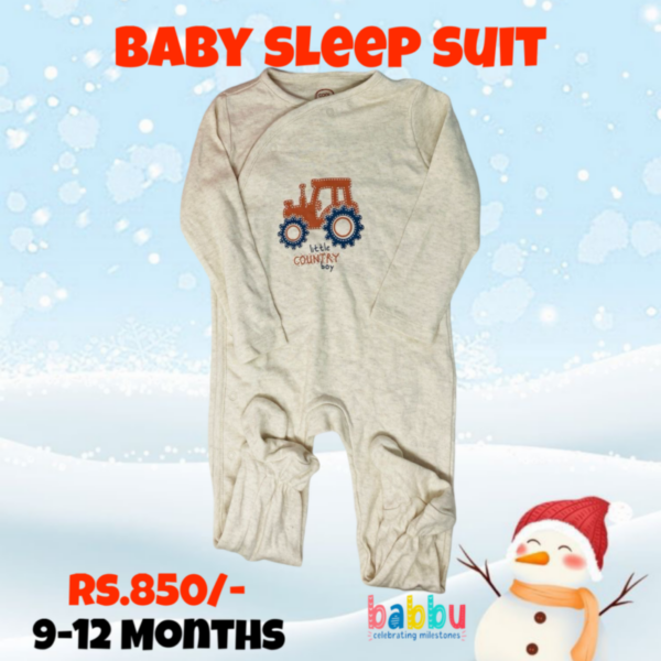 Sleep Suits 9-12 Months - country boy