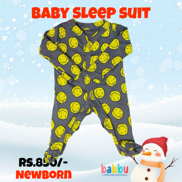 Sleep suits Newborn - Yellow Faces