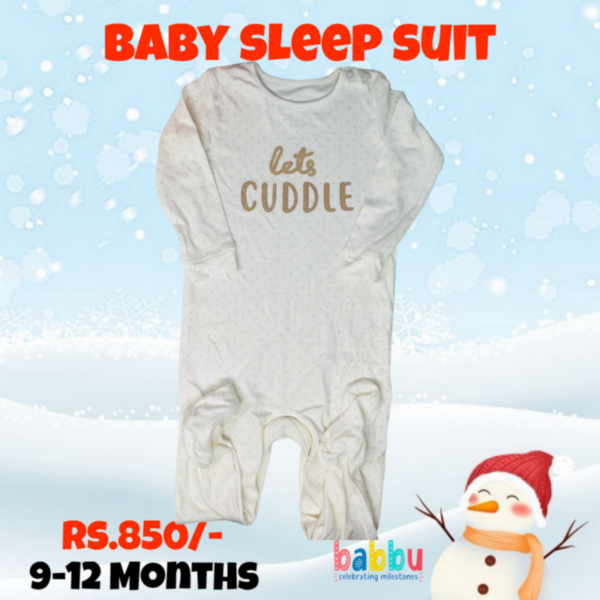 Sleep Suits 9-12 Months - let's cuddle