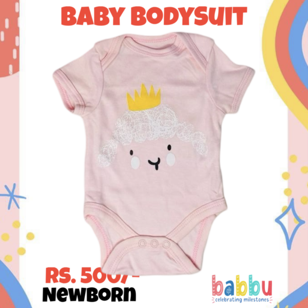 Bodysuits Newborn - Yellow Crown