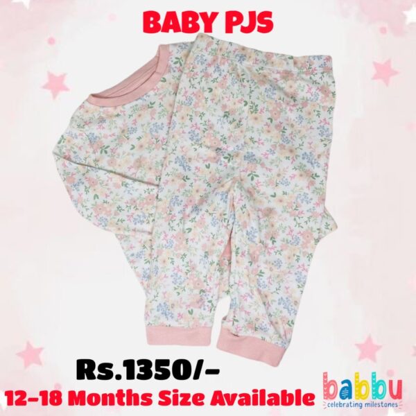 Pijamas 12-18 Months - Flowers