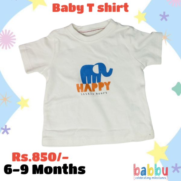 T Shirts 6-9 Months -happy