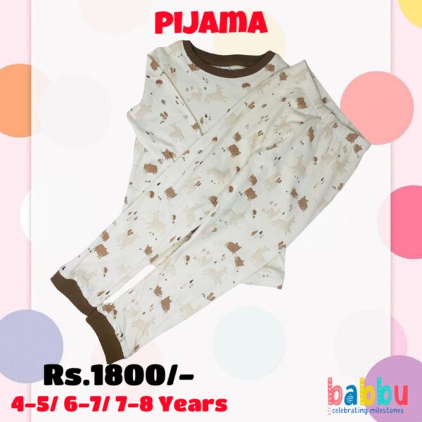 Pijamas 4-5 Years - Animals