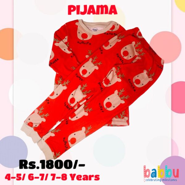 Pijamas 6-7 Years - Raindeer