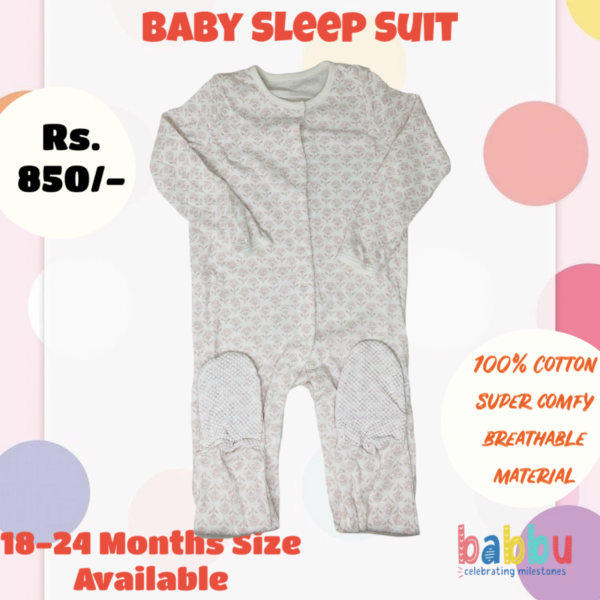 Sleep Suits 18-24 Months - tulips