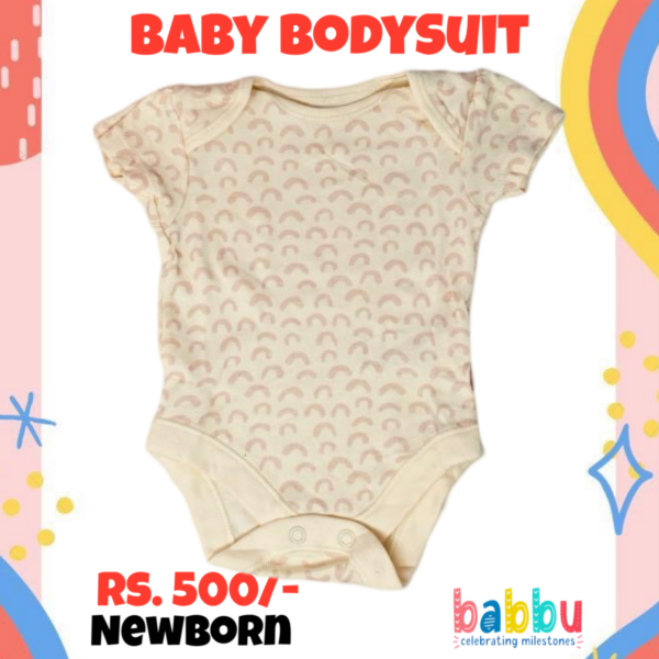 Bodysuits Newborn - Light Pink Half Circle