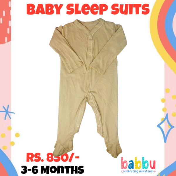 Sleep suits 3-6 Months - Brown