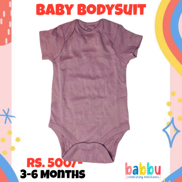 Bodysuits 3-6 Months - Brushed Maroon