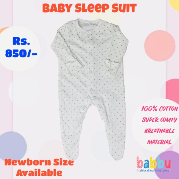 Sleep Suits Newborn - polka