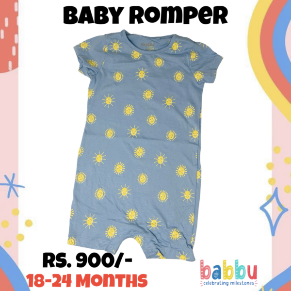 Rompers 18-24 Months - blue sun