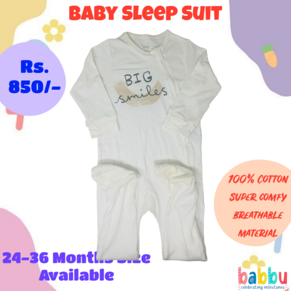 Sleep suits 24-36 Months - Big Smiles