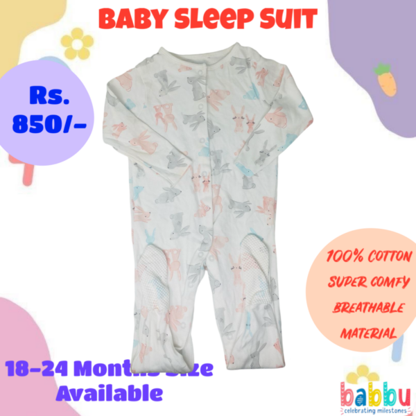 Sleep suits 18-24 Months - Bunnies