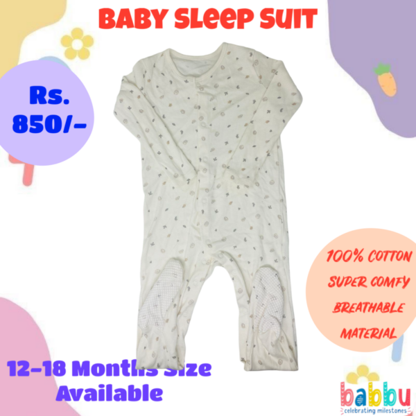 Sleep suits 12-18 Months - Small Leaves