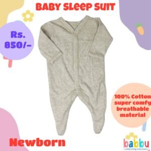 Sleep suits Newborn - Textured Brown