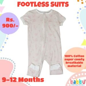 Footless Suit 6-9 Months -  Pink Fairy