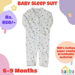 Sleep Suits 6-9 Months - Incets and Leaf