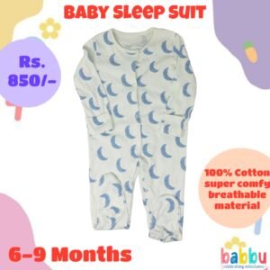 Sleep Suits 6-9 Months - Hlaf Moons