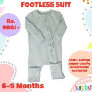 Footless suits 6-9 Months - Light Green