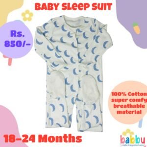 Sleep Suits 18-24 Months - Half Moon