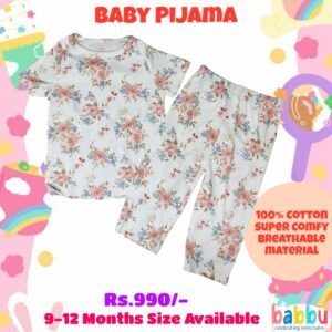 Pijamas 9-12 Months - Flowers