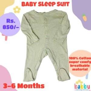 Sleep Suits 3-6 Months - Beige