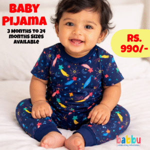 Pijamas 12-18 Months - Dark Blue with Galaxy Print