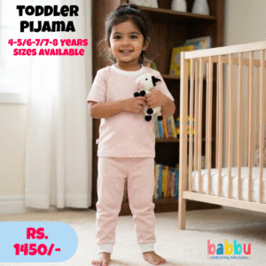 Pijamas 7-8 Years -Baby Pink with Star Print