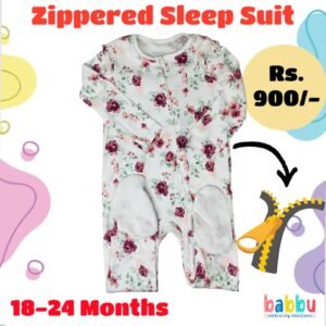 Zipper Sleep suits 18-24 Months - Roses