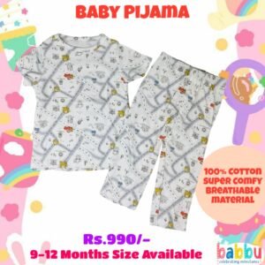 Pijamas 9-12 Months - Roads and Vehicles