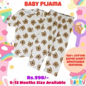 Pijamas 9-12 Months - Bear Faces