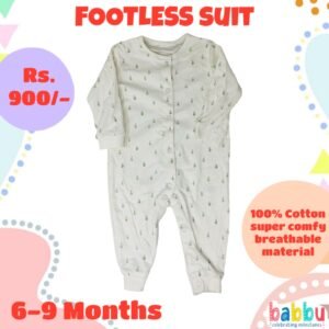 Footless suits 6-9 Months - Peaches
