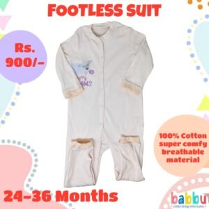 Footless suits 24-36 Months - Baby Pink with Lamb