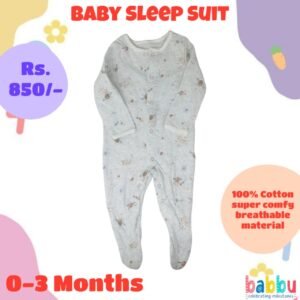 Sleep suits 0-3 Months - Grey Galaxy