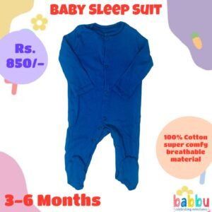 Sleep suits 3-6 Months - Dark Blue