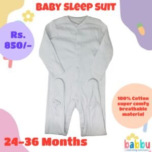 Sleep suits 24-36 Months - Grey