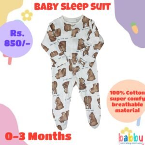 Sleep suits 0-3 Months - Bears