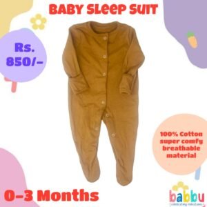 Sleep suits 0-3 Months - Brown