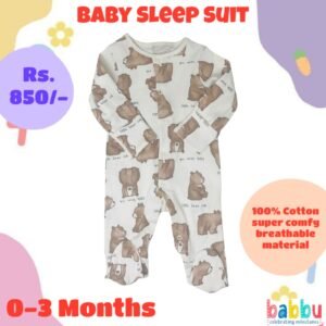 Sleep suits 0-3 Months - Bears