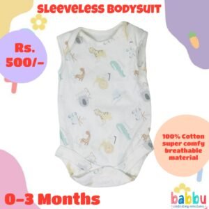 Bodysuits 0-3 Months - Animals