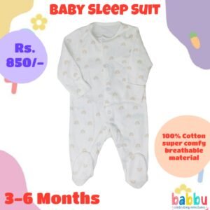 Sleep suits 3-6 Months - Small Rainbows