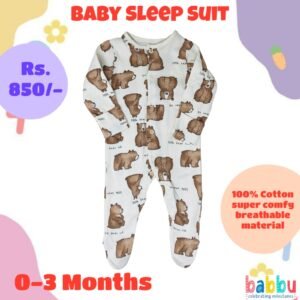 Sleep suits 0-3 Months - Bears