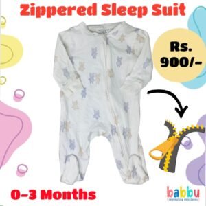 Zipper Sleep suits 0-3 Months - Bears