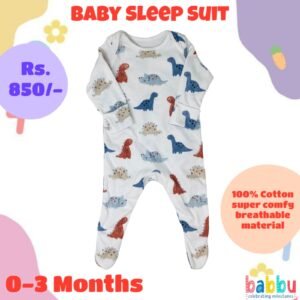 Sleep suits 0-3 Months - Dinos