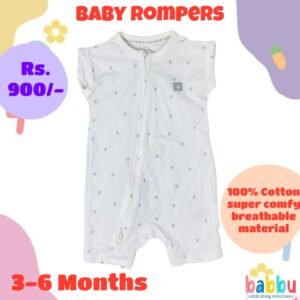 Rompers 3-6 Months - Grey Star with Stars