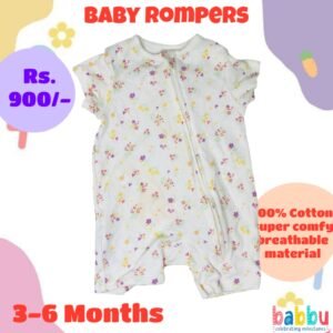 Rompers 3-6 Months - Small Flowers