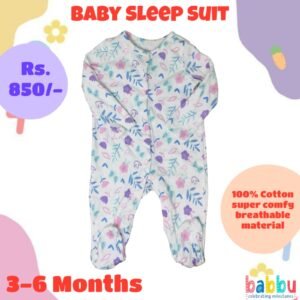 Sleep suits 3-6 Months - Leaves