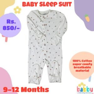 Sleep suits 9-12 Months - Snails